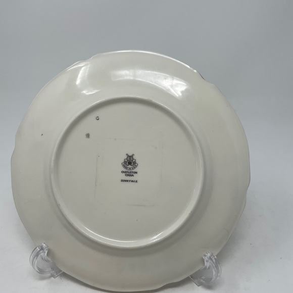 CASTLETON CHINA SUNNYVALE Vintage Dessert Plate - Picture 3 of 5